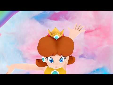Daisy And Rosalina In Drop Pop Candy MMD