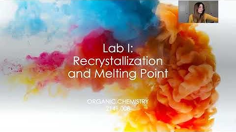 Lab 1- Recrystallization and Melting Point