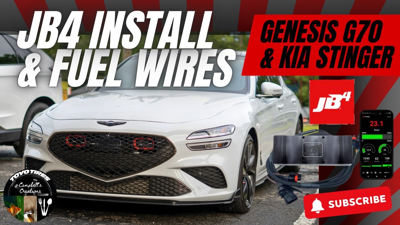 Full IN -DEPTH Install of JB4 on Genesis G70 or Kia Stinger and fuel ...