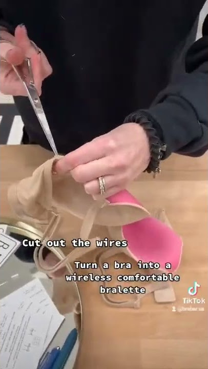 How to save an uncomfortable  bra. Remove the wire at home