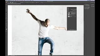 How to make selections and use layer masks in Photoshop.
