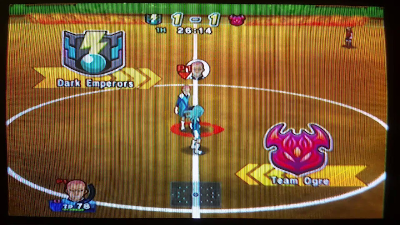 Inazuma eleven dark emperors vs the orge