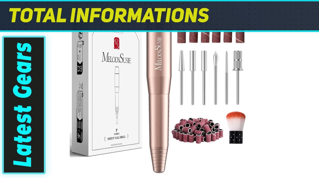 MelodySusie Nail Drill: A Powerful Manicure Tool - YouTube