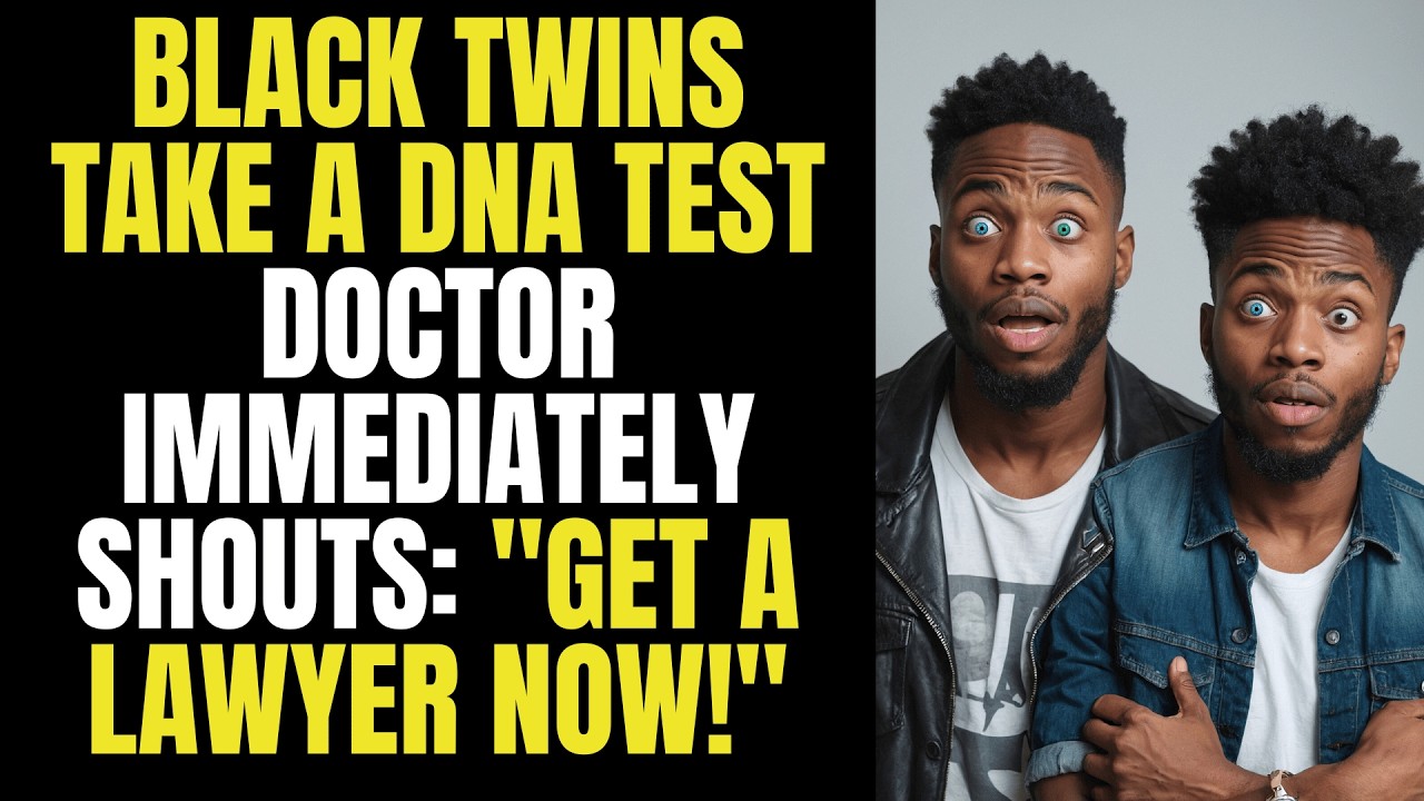 THE BLACK TWINS TOOK A SURPRISE DNA TEST WHEN THE DOCTOR SAW THE RESULT HE SHOUTED "GET A LAWYER NOW