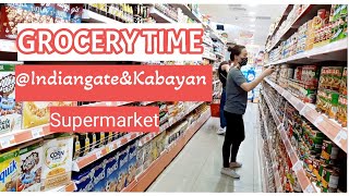 GROCERY TIME AT INDIANGATE & KABAYAN SUPERMARKET | Blezzed Angel