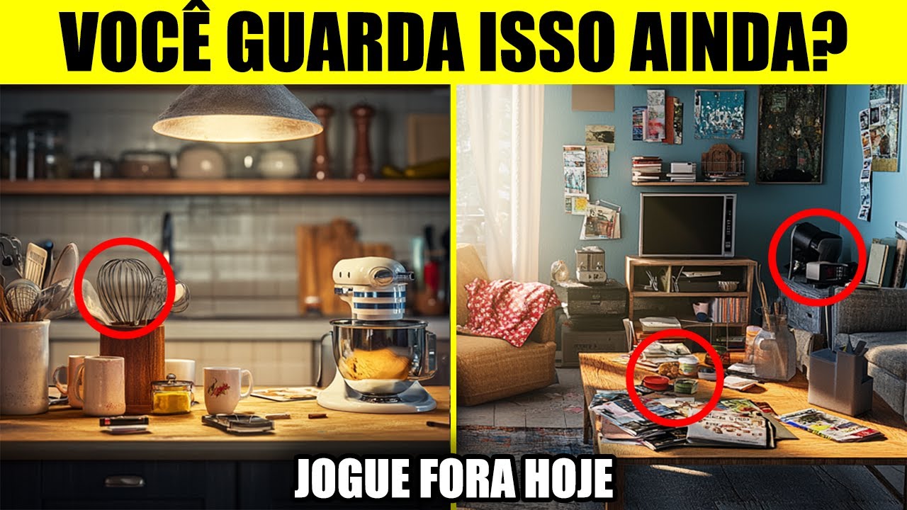 MINIMALISMO: 20 itens INÚTEIS que SÓ OCUPAM ESPAÇO na sua casa! (Jogue fora HOJE mesmo)