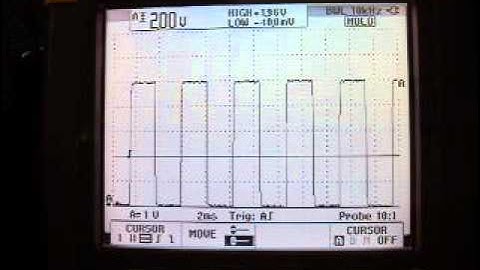 Digital Storage Oscilloscopes, Cursors Measuring Voltage #1
