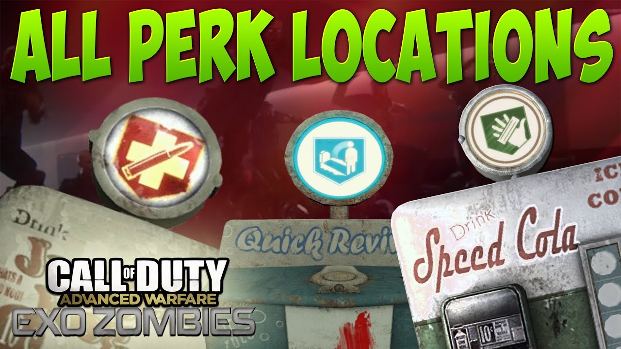 All Perk / Exo Ability Locations in "Exo Zombies" Tutorial! (Exo Zombies AW Havoc DLC)