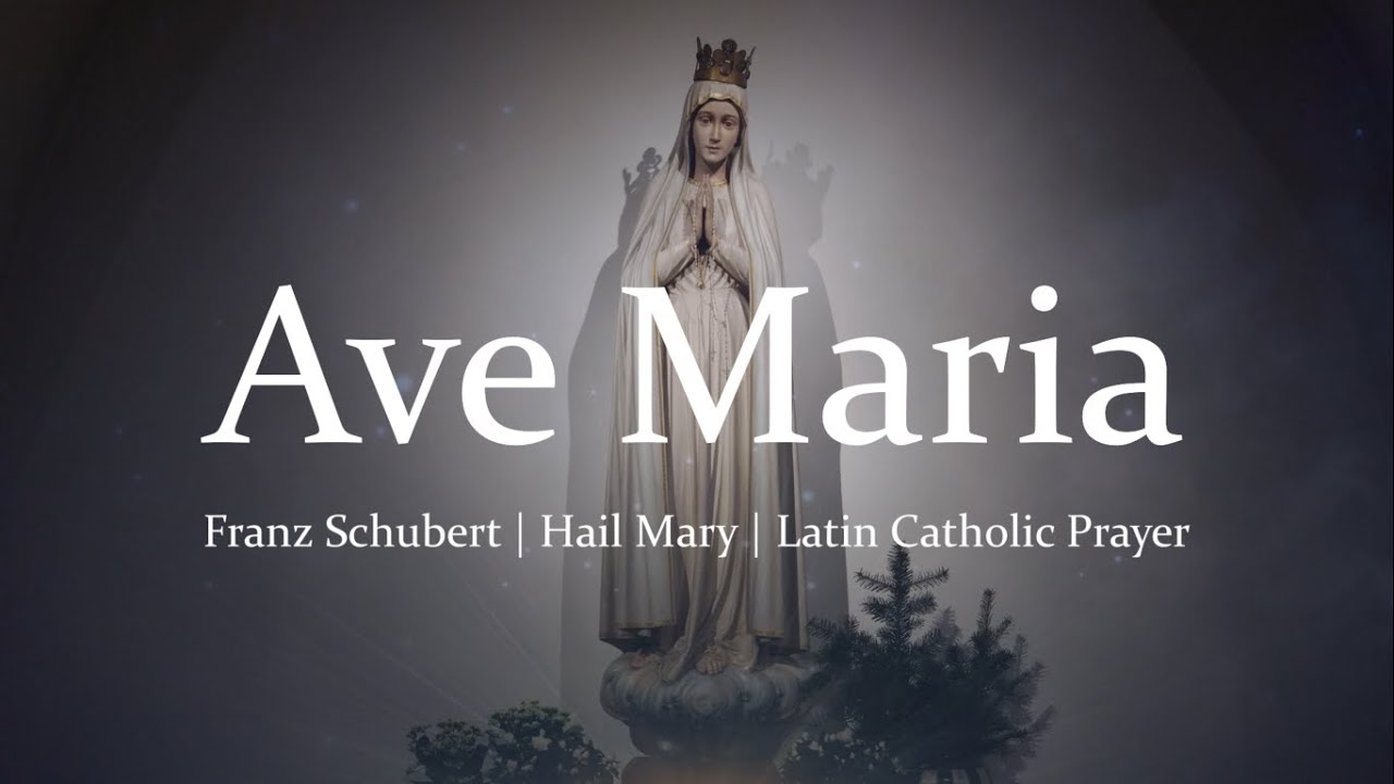 Ave Maria | Schubert | Solo & Choir with Lyrics (Latin & English ...