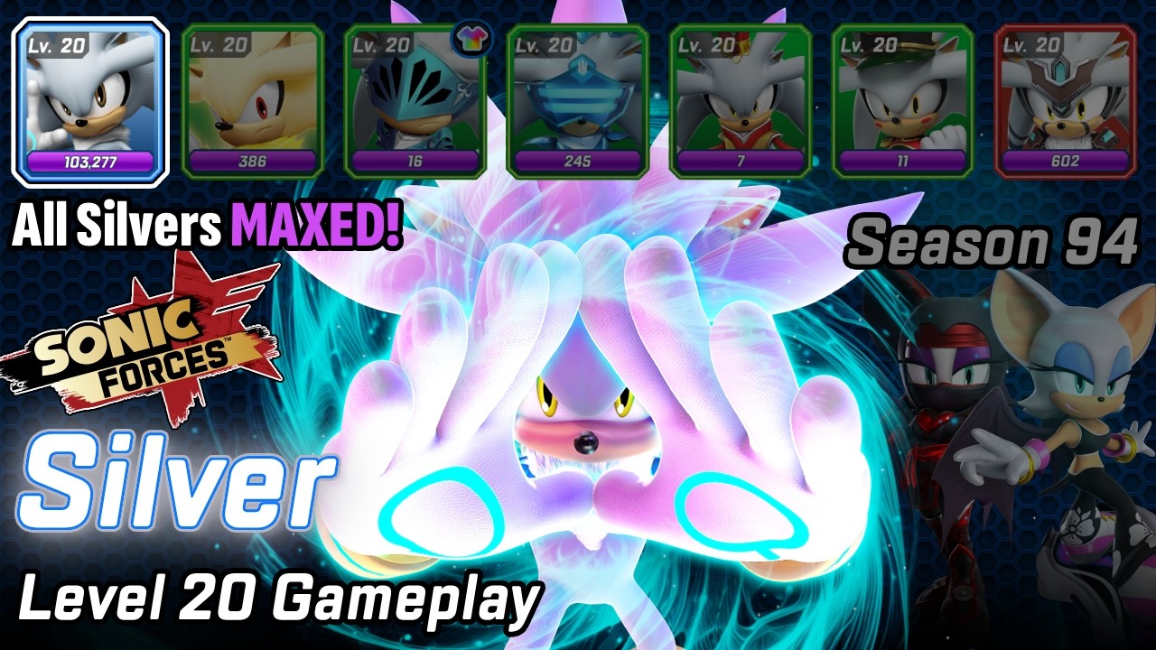 All Silvers MAXED!!! Level 20 Silver Gameplay [SFSB] - YouTube