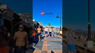 La Carihuela Promenade November Walk📍TORREMOLINOS, Spain 🇪🇸 #beach #walk #costadelsol #andalucia