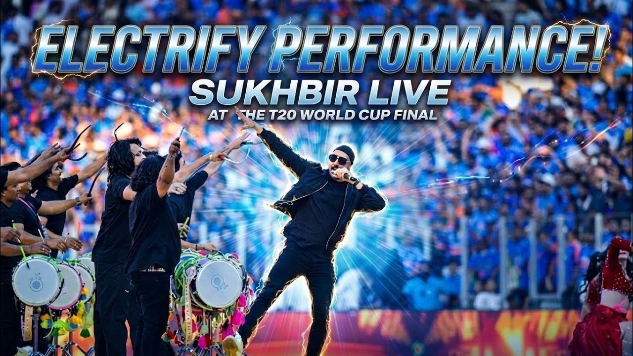 Sukhbir – Ho Ho Ho Live T20 World Cup Final Performance At Ahemdabad | Crowd Goes Crazy