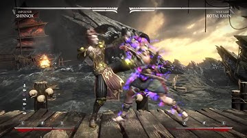 Imposter Shinnok Vortex Resets Vs Kotal Khan using Air Takedown