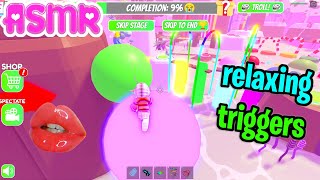 ASMR Roblox 🍀 Escape Candy Obby Relaxing Triggers to Help You Fall Asleep 💤