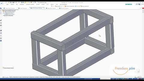 Solid Edge Trick & Tip: Weld Gaps and Frame End Caps
