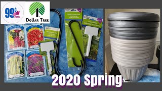 MINI Dollar store and 99 Cents store Garden Haul | Spring 2020 | Buying only what we need