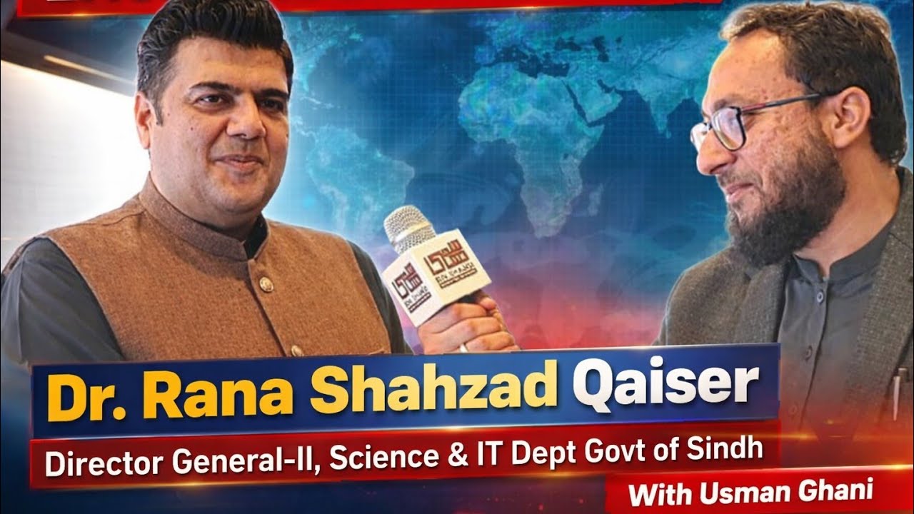 Interview with Dr. Rana Shahzad Qaiser | Director General-II | Science ...