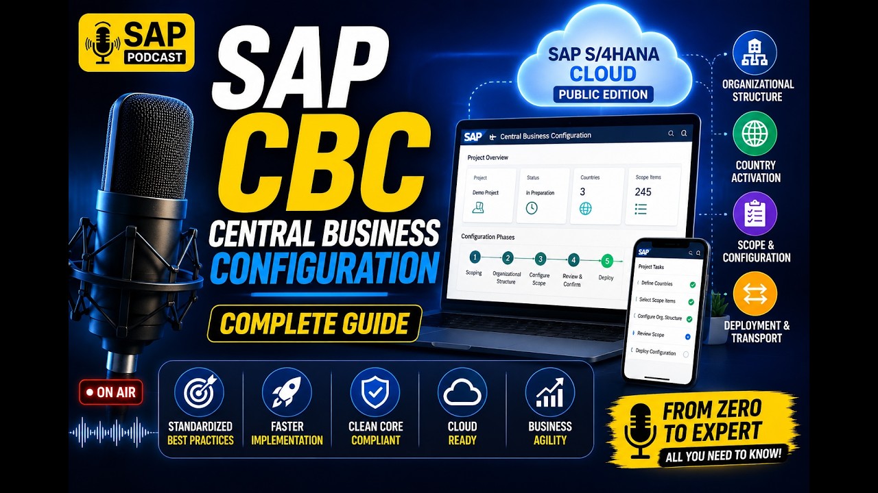 SAP Central Business Configuration (CBC) Explained | Complete Guide for ...