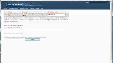 Student code activation LabConnection.mp4