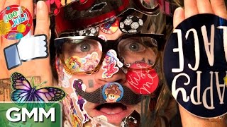 Covered In 800 Stickers