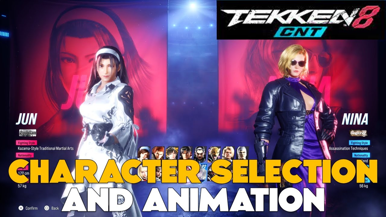 Tekken 8 Closed Network Test- Animações dos Personagens - Parte 4 #Tek