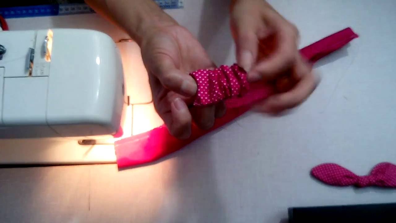 Tilda Toy/Baby: Faixa para o cabelo parte 2/3