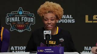 LSU National Championship Postgame Press Conference - 2023 NCAA Tournament