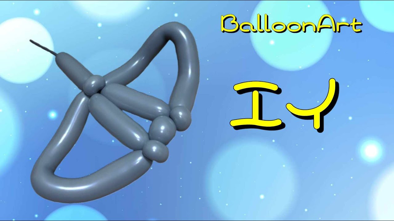 Stingray] Balloon art made with two sticks - YouTube