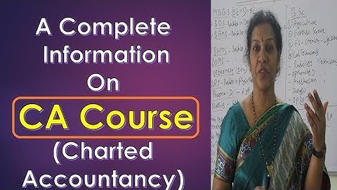 A Complete Information on CA Course By Dr.Devika Bhatnagar
