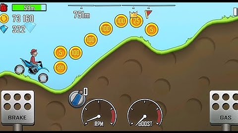 Hill Climb Racing - Gameplay Walkthrough MOTOCROSS BIKE Part 3 Monster Truck (IOS, Android)
