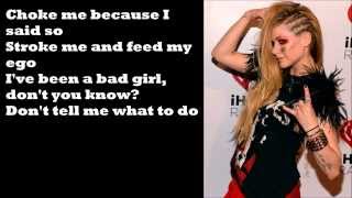 Video thumbnail of "Avril Lavigne - Bad Girl (feat. Marilyn Manson) [Lyrics]"