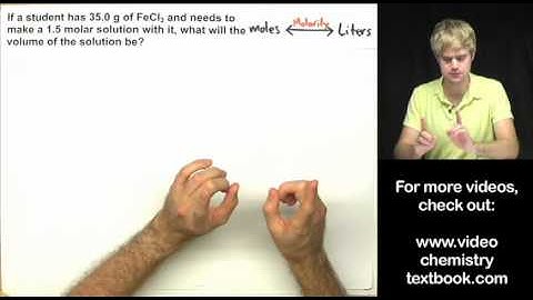 Molarity Practice Problems (Part 2)