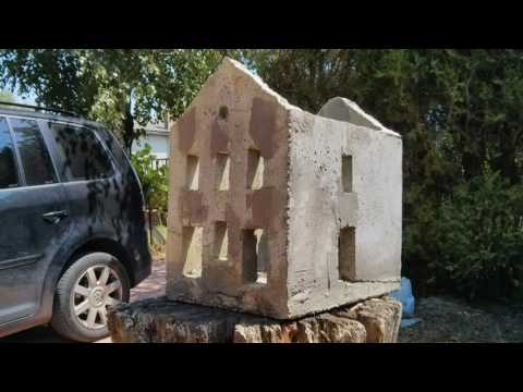 Making model buildings out of concrete