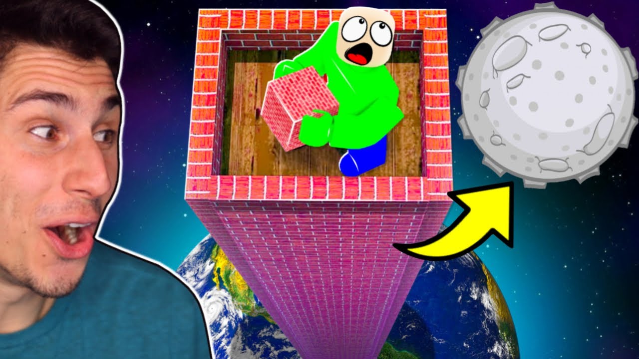 I Built A TOWER TO THE MOON! | Roblox Tower Simulator