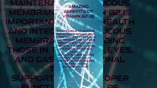 AMAZING BENEFITS of Vitamin B2 (8) - Let us discuss in the comments! #healthspan #longevity