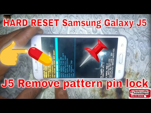 Как сделать Hard Reset Samsung Galaxy J5 удалить графический ключ блокировки