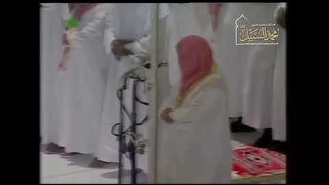 تلاوة من صلاة الجمعة لفضيلة الشيخ محمد السبيل رحمة الله عام 1422ه‍