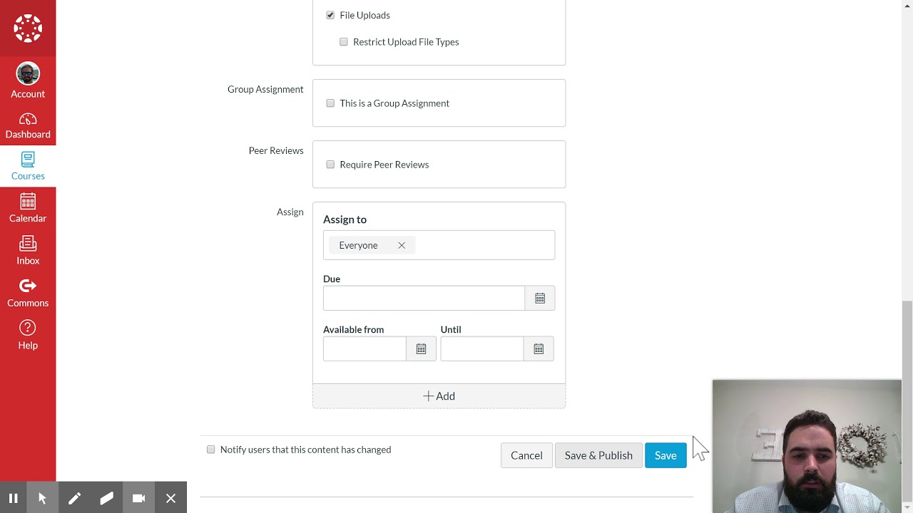 Creating Submitting An Assignment In Canvas YouTube Creating submitting an assignment in canvas youtube