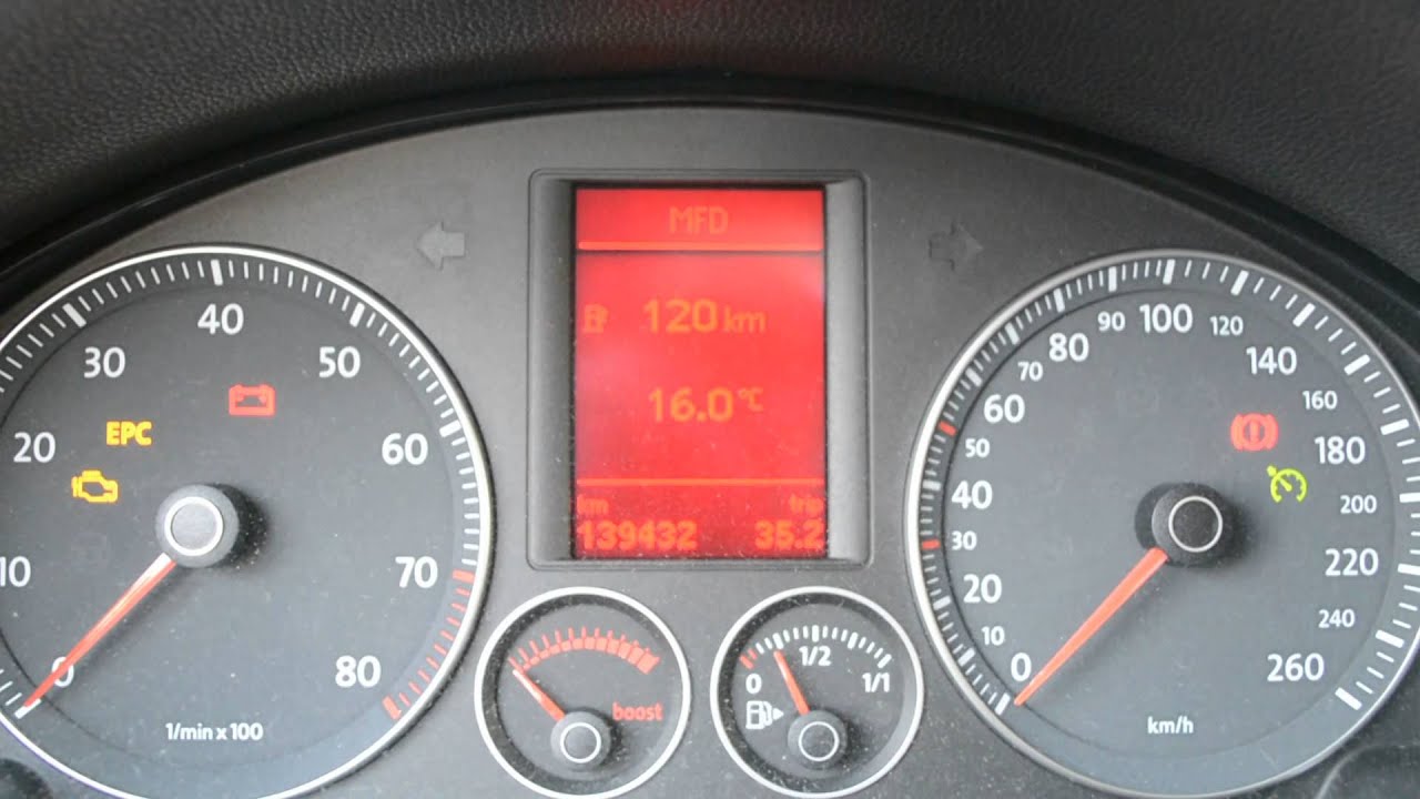 Testing RNS510 w/MFD on Golf MK5 plus AirBag Deactivation YouTube