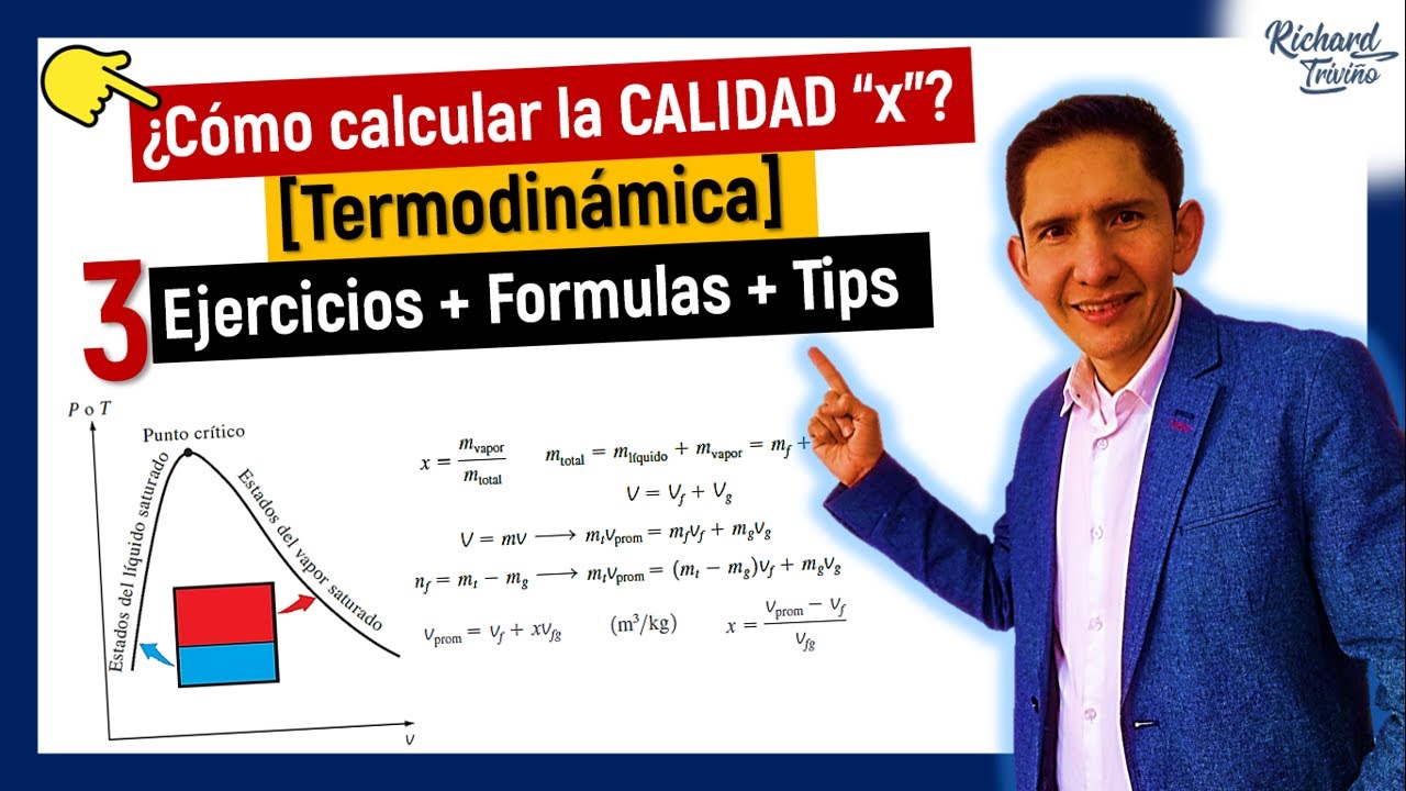 👉 Ejercicios de CALIDAD Termodinamica | Paso a Paso 💥 - YouTube