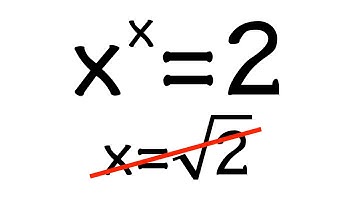 Solving x^x=2