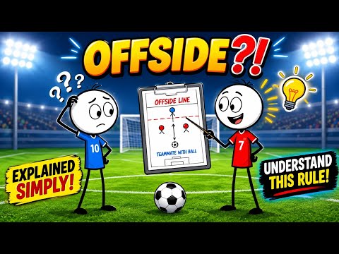 🚨 OFFSIDE EXPLAINED IN 5 MINUTES! ⚽ You’ll FINALLY Understand the Rule