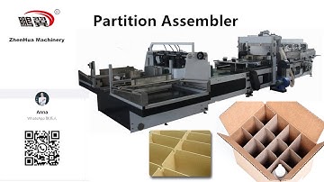 ZH CGJ Auto Paperboard Partition Assembler Machine