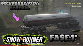 SNOWRUNNER|missão|RECUPERAÇÃO DA CENTRAL:1°FASE