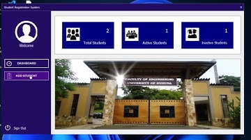 Student Registration System Desktop Application Group Project 4624 4608