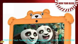 1005005217880959 PRITOM 7 Inch Toddler Tablet for Kids Android 11 2GB RAM 32 GB ROM Chi