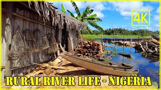 The NIGERIA you've never seen - Beautiful  RURAL LIFE on the RIVER - 4k Travel documentary AFRICA