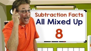 Subtraction Facts All Mixed Up 8 | Math Songs for Kids | Jack Hartmann