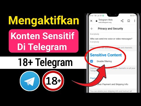 Cara Mengaktifkan Konten Sensitif di Telegram (Update 2023) | Aktifkan Konten Sensitif Telegram