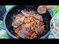 ПРАЗДНИЧНЫЕ МАКАРОНЫ С МЯСОМ В КАЗАНЕ